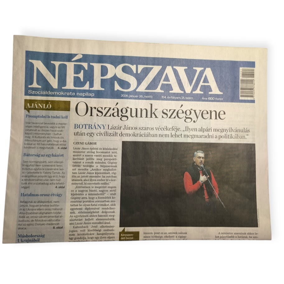 NÉPSZAVA, 2026.01.26.